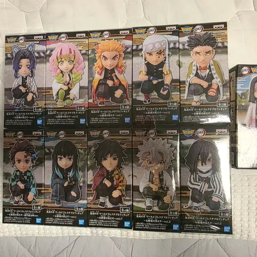 [BUNJANG] Demon Slayer World Collectable Figure Zhuhe Hui 11 Types Set / 귀멸의 칼날 월드콜렉터블 주합회의 11종 피규어