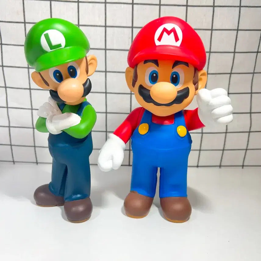 [BUNJANG] Super Mario Bros. Figure Set (Mario, Luigi) / 슈퍼마리오 브라더스 피규어 세트(마리오, 루이지)