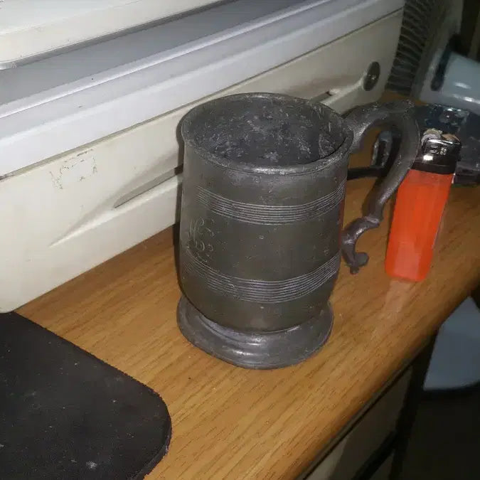 [BUNJANG] 1800s English Pewter Cup / 1800 영국 주석잔