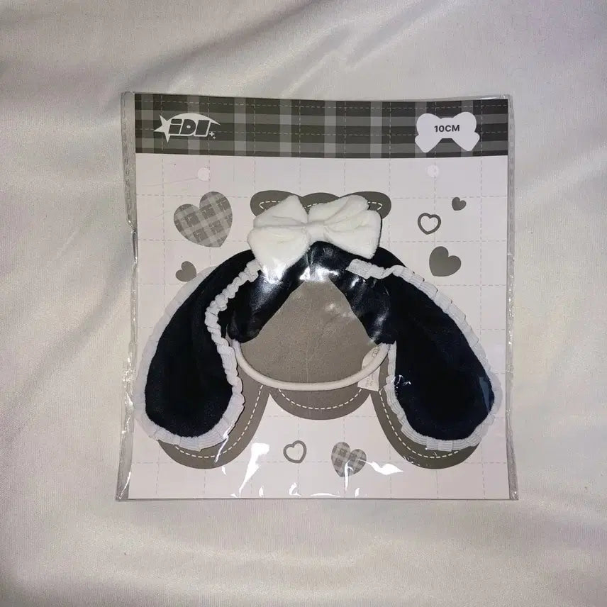 [BUNJANG] 10cm Cotton Doll Outfit Bunny Headband / 10cm 솜인형옷 토끼 머리띠