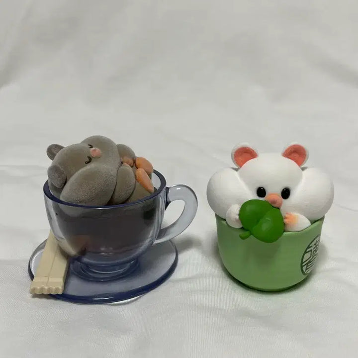 [BUNJANG] Tinyville Hamster Figurines (Set of 2) / 타이니빌 햄스터 피규어