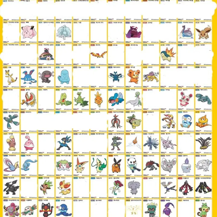 [BUNJANG] Pokemon Stickers for Sale or Trade / 포켓몬 카드 띠부씰 교환