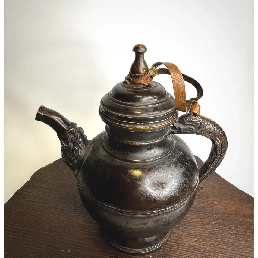 [BUNJANG] Antique Tibetan Brass Kettle / 앤티크 티베트 동 주전자
