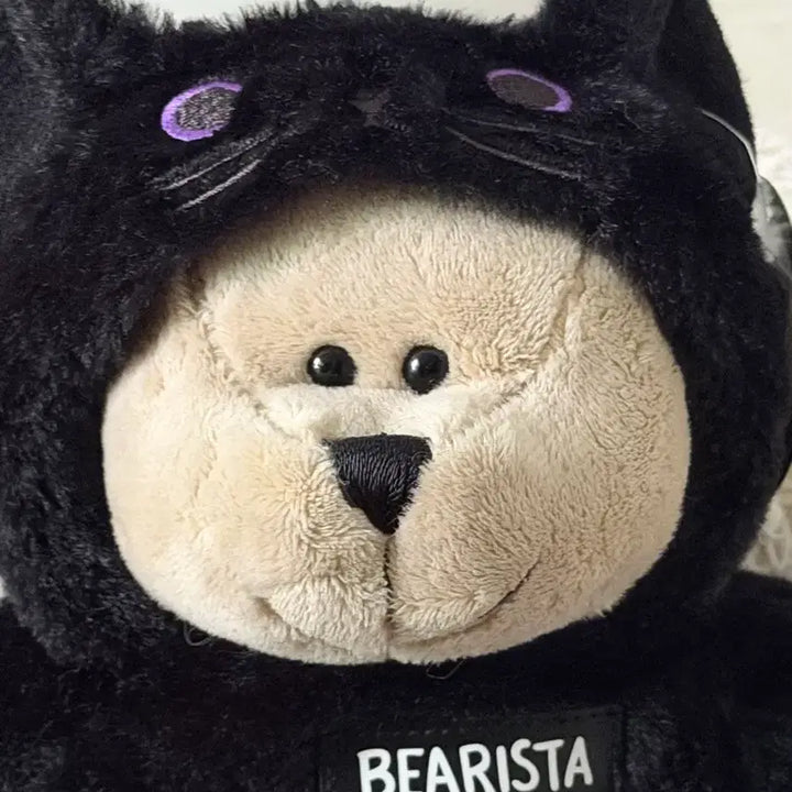 [BUNJANG] Starbucks Halloween Black Cat Bearista Bear Plush Toy 2020 / 스타벅스 할로윈 블랙캣 베어리스타