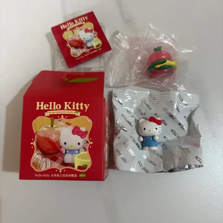 [BUNJANG] Hello Kitty Big Apple Picnic Series Big Cheeseburger Figure / 헬로키티 빅 애플 피크닉 시리즈 (빅치즈버거)