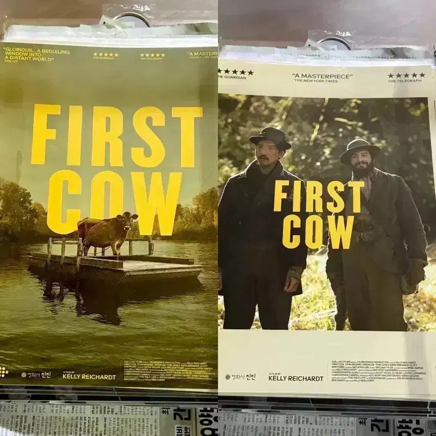 [BUNJANG] First Cow Original A3 Poster, Lenticular Postcard, A24 Showing Up Kelly Reichardt / 퍼스트카우 A3포스터 오리지널 렌티큘러엽서 A24영화 쇼잉업 켈리라이카트