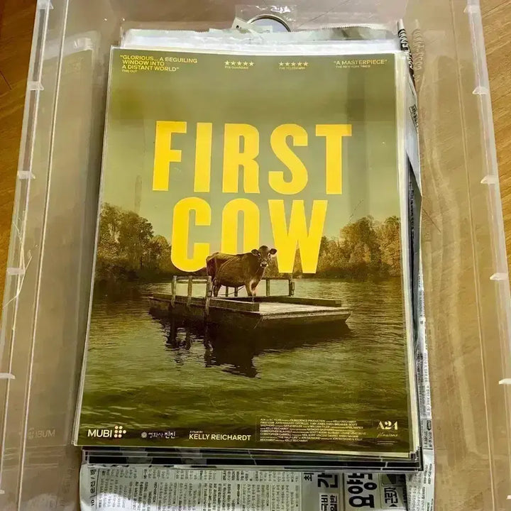 [BUNJANG] First Cow Original A3 Poster, Lenticular Postcard, A24 Showing Up Kelly Reichardt / 퍼스트카우 A3포스터 오리지널 렌티큘러엽서 A24영화 쇼잉업 켈리라이카트