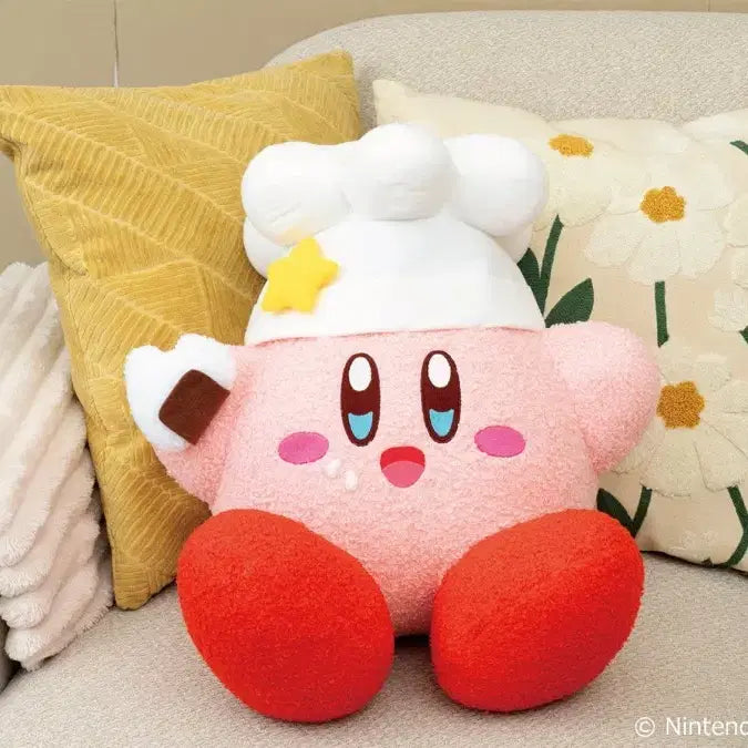 [BUNJANG] Kirby Chef Kirby Onigiri Large Plush / 별의 커비 도시락 요리사 커비 주먹밥 대형 인형