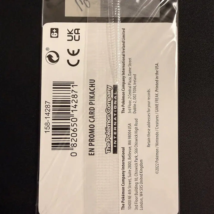 [BUNJANG] 2022 Pokemon North American GO Promo Pikachu Holo-07 (Sealed) / [등급용/미개봉] 2022 포켓몬 북미판 GO 프로모 피카츄 홀로-07