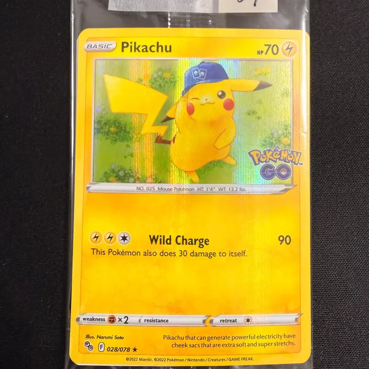 [BUNJANG] 2022 Pokemon North America GO Promo Pikachu Holo - Unsealed / [등급용/미개봉] 2022 포켓몬 북미판 GO 프로모 피카츄 홀로-09