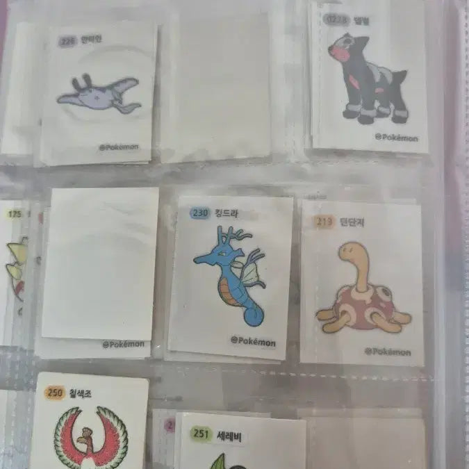 [BUNJANG] Pokemon Bread Stickers / 포켓몬 띠부띠부씰