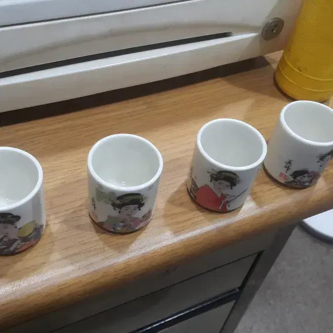 [BUNJANG] 1960s Unused Sake Cup Set / 1960 미사용 정종잔 세트