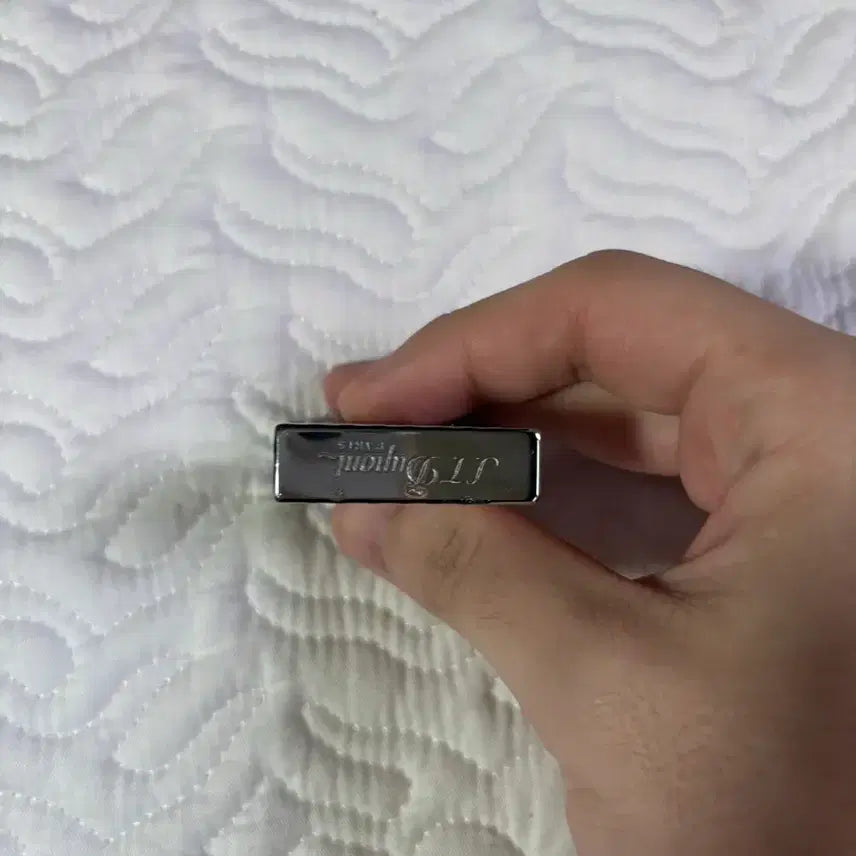 [BUNJANG] Dupont Silver Pattern Lighter / 은색 패턴 듀퐁