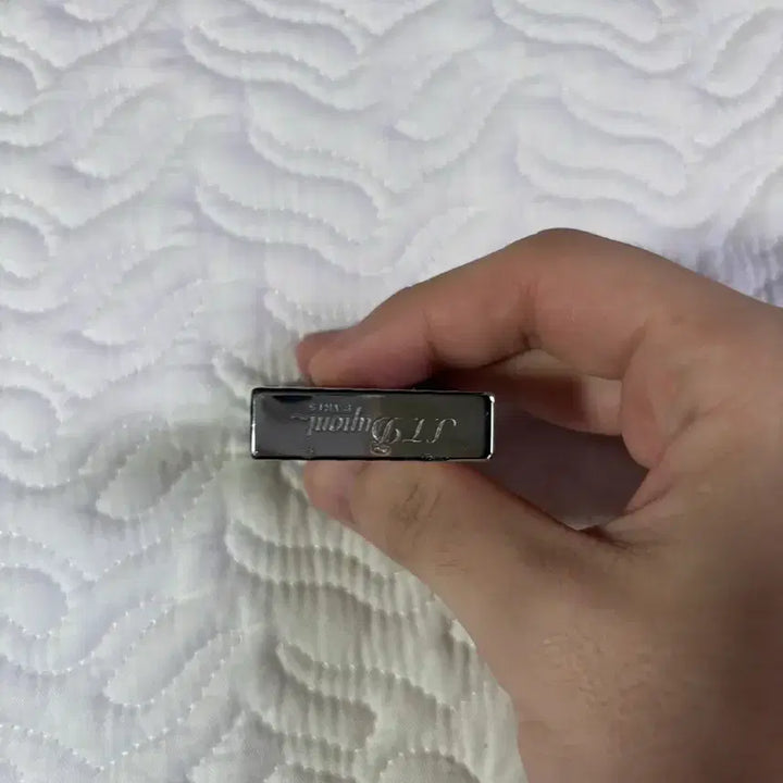 [BUNJANG] Dupont Silver Pattern Lighter / 은색 패턴 듀퐁