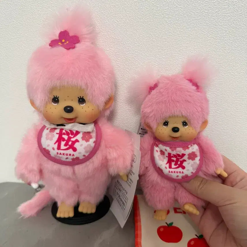 [BUNJANG] Monchhichi Sakura Plush Doll / 몬치치 사쿠라 신상