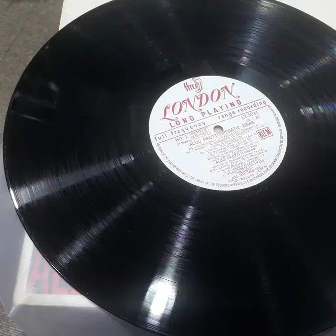 [BUNJANG] Aldo Protti Operatic Arias LP (1950s Mono Recording) / 엘피 - 클래식/알도 프로티