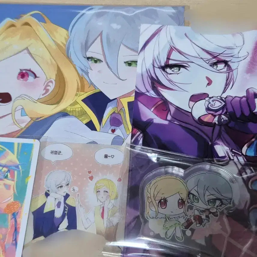 [BUNJANG] PriPara Hibiki Fuwari Postcard and Photocard Bundle Set / 프리파라 히비키 후와리 엽서 비공굿 일괄