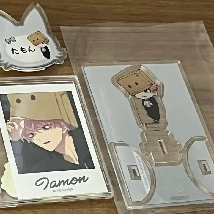 [BUNJANG] Tamontan Acrylic Stand, Sticker, and Name Tag Set / 타몬군 지금 어느쪽?! 지메하라 카페 아크릴? 세트 판매합니다!