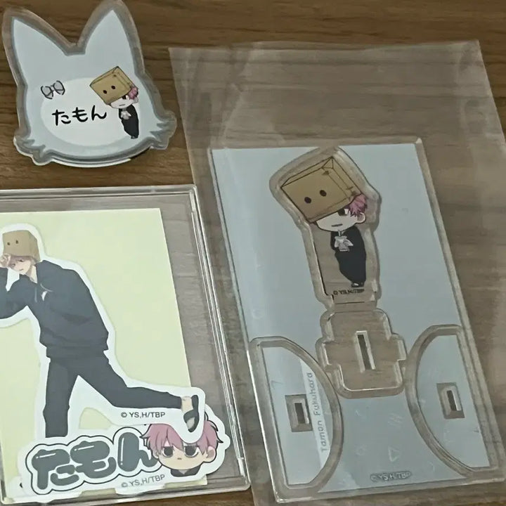 [BUNJANG] Tamontan Acrylic Stand, Sticker, and Name Tag Set / 타몬군 지금 어느쪽?! 지메하라 카페 아크릴? 세트 판매합니다!