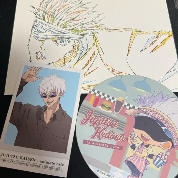 [BUNJANG] Jujutsu Kaisen Satoru Gojo Animate Cafe Bundle Set / 주술회전 고죠 사토루 애니메이트 카페 일괄 판매
