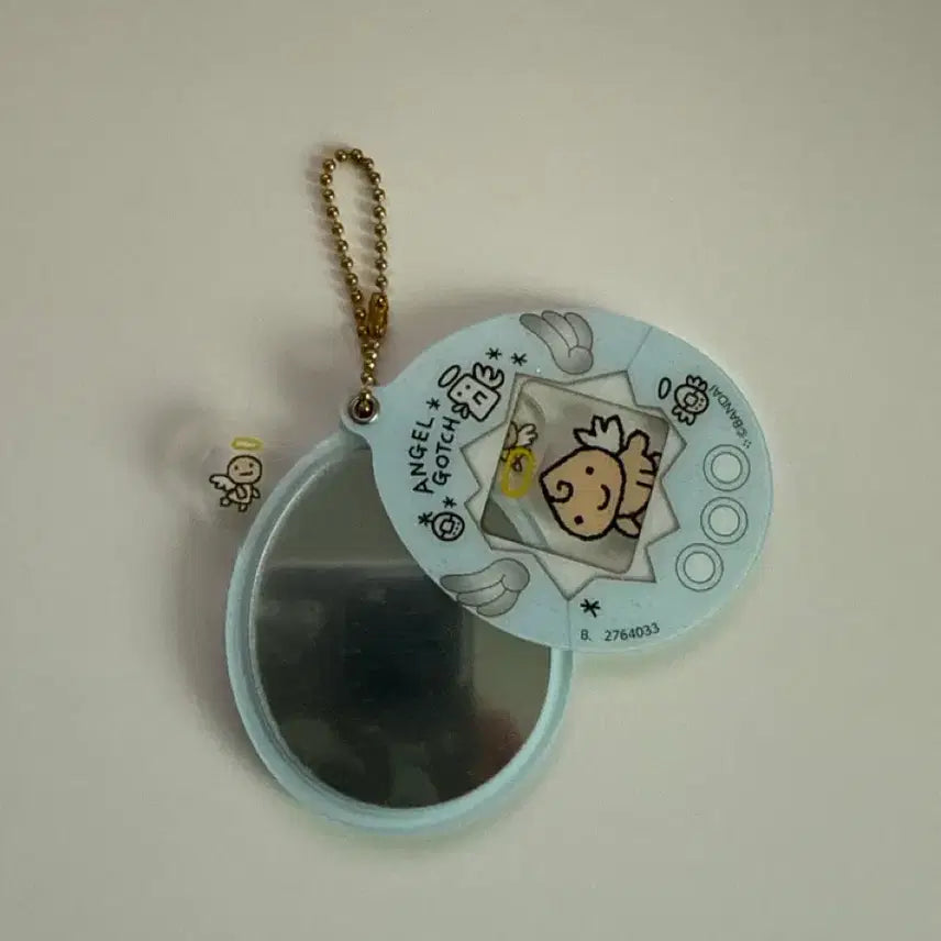 [BUNJANG] Tamagotchi Acrylic Slide Mirror Keyring Gacha / 다마고치 아크릴 슬라이드 거울 키링 가챠 텐시치 쿠리텐