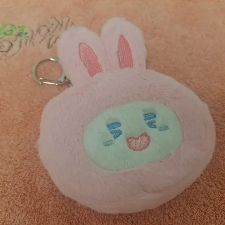 [BUNJANG] Onew JjingNyi Face Pouch Keyring (New) + 2 sets POB / 온유 찡냥이 페이스 파우치 키링 (새상품) +덤 미공포2set