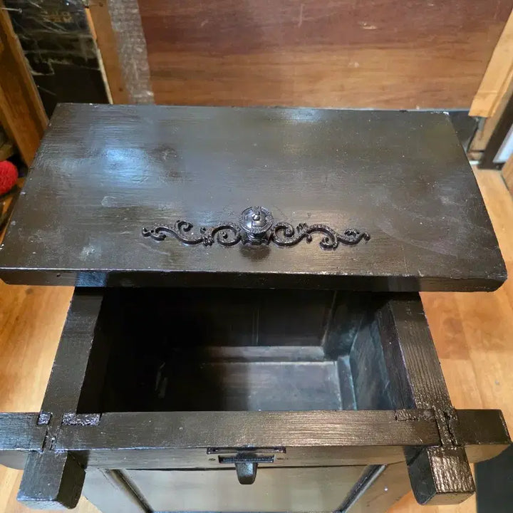 [BUNJANG] Antique Wooden Grain Box Storage / 고가구.미니 깨뒤주.함