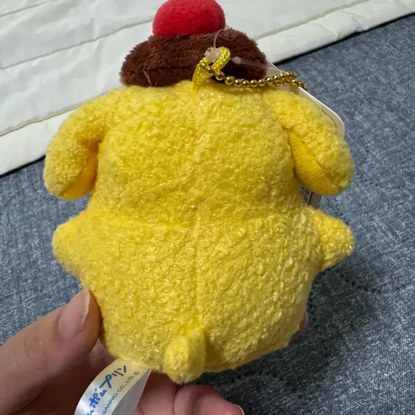 [BUNJANG] Sanrio Pompompurin Cherry Plush Doll / (오늘만 할인)폼폼푸린 푸딩 체리 인형 새상품 판매중 택 O