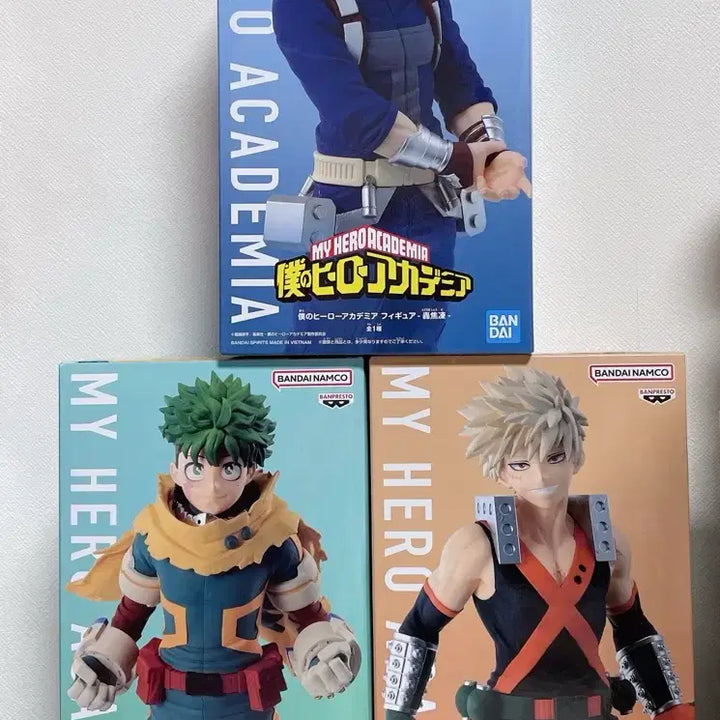 [BUNJANG] My Hero Academia Midoriya Bakugo Todoroki Figure Bundle Set / 일괄 히로아카 미도리야 바쿠고 토도로키 피규어