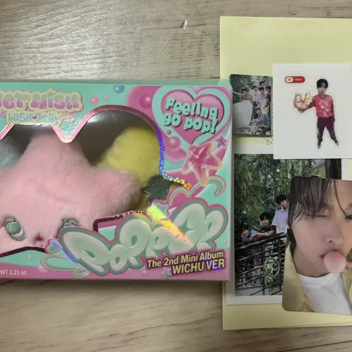 [BUNJANG] NCT WISH Riku Pop-chu Photocard / 엔시티 위시 팝츄 리쿠 포카 리쿠 띠부씰