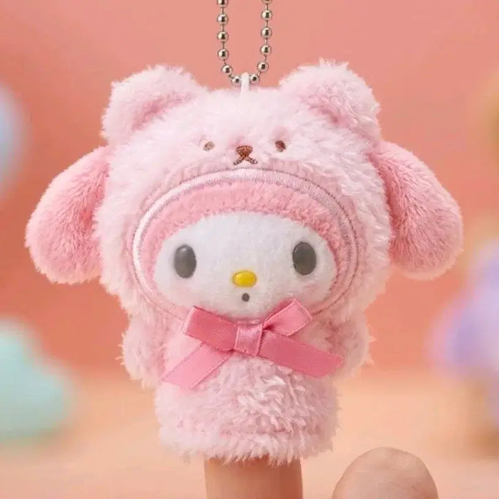 [BUNJANG] Sanrio Characters Finger Doll 4-Piece Set / 산리오 캐릭터즈 핑거 인형 4종세트