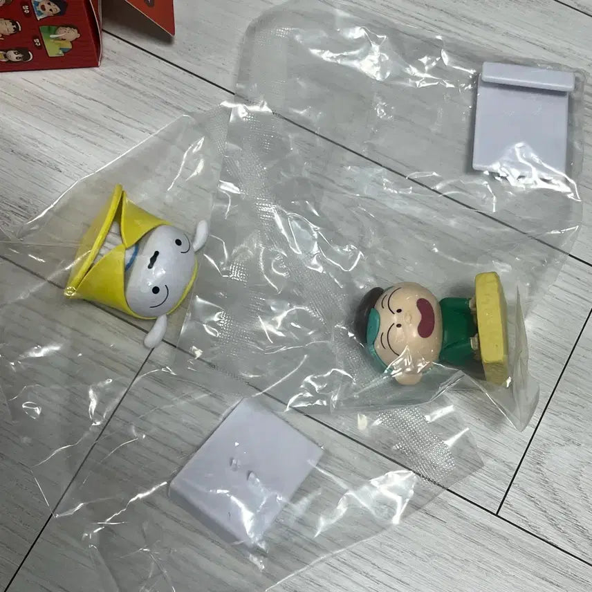 [BUNJANG] Crayon Shin-chan Ramen Stopper Hidden Figure Bundle (Snowy &amp; Archie) / 짱구는못말려 라면 스토퍼 히든 흰둥이 &amp; 훈이 2종 일괄 판매