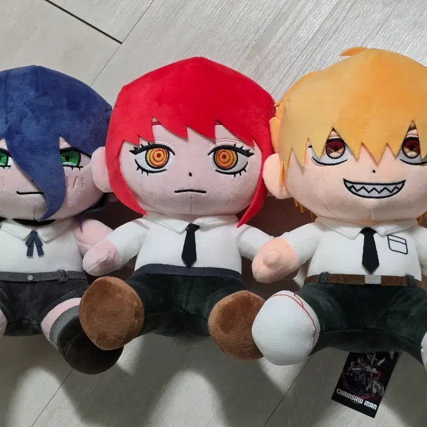 [BUNJANG] Chainsaw Man Plush Bundle Set / 일괄) 체인소맨 인형 레제 마키마 덴지