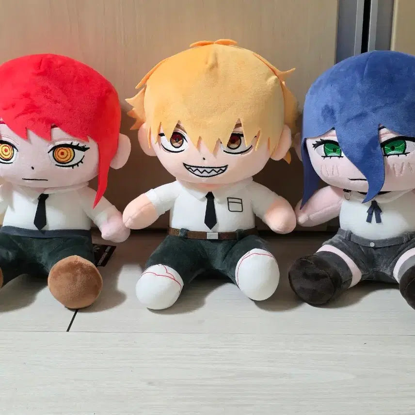 [BUNJANG] Chainsaw Man Plush Bundle Set / 일괄) 체인소맨 인형 마키마 덴지 레제
