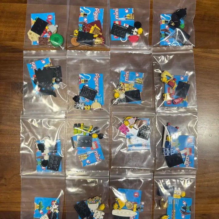 [BUNJANG] LEGO Minifigure Series 2 Complete Set (16 figures) + Bonus Figure / 레고 미피 시즌2 미사용 새제품 풀세트(16종)+보너스 1개