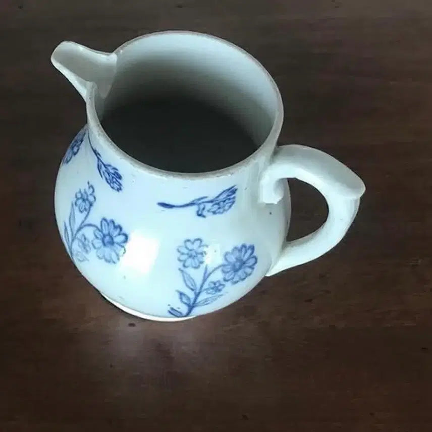 [BUNJANG] French Saint-Yuz Blue Floral Pattern Vase / 프랑스 생유즈