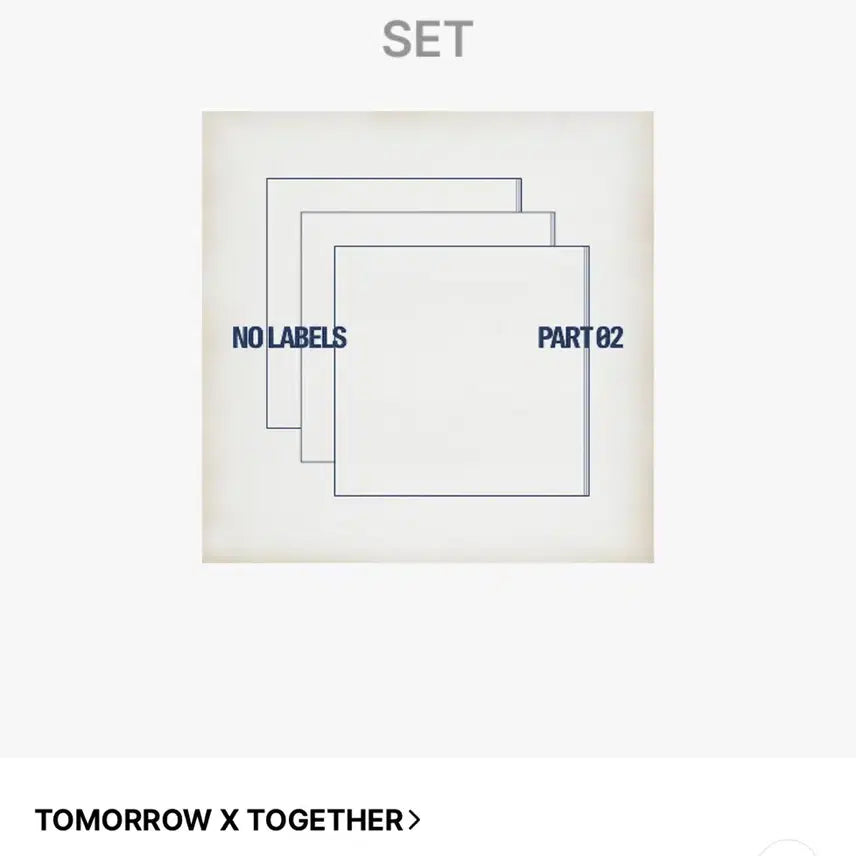 [SOLD OUT] 투모로우바이투게더 NO LABELS PART 02 일반*3