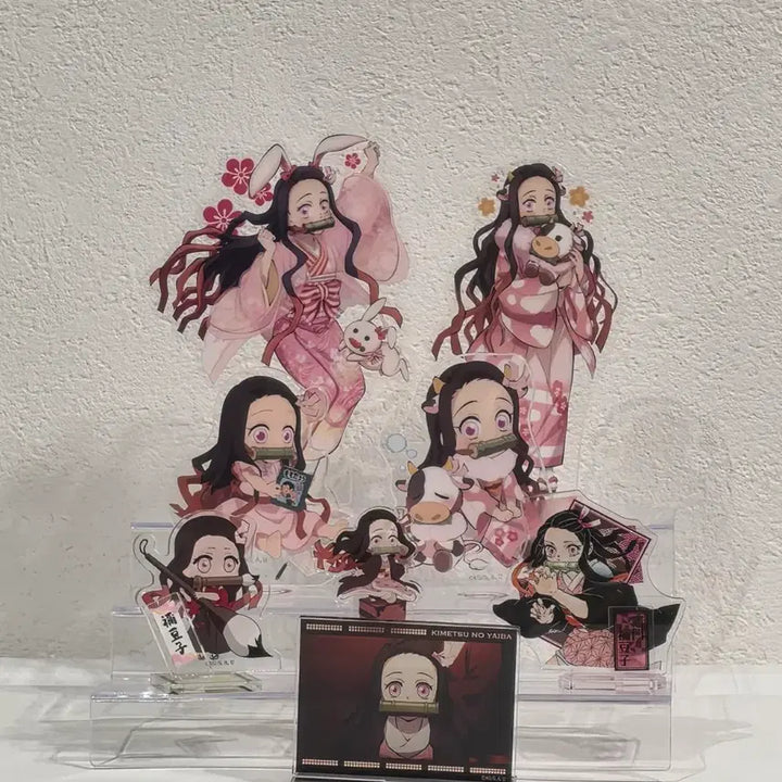 [BUNJANG] Demon Slayer Nezuko Kamado Acrylic Stand Bundle Set / 귀칼 네즈코 아크릴 일괄