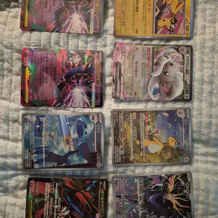 [BUNJANG] Pokemon Card Set (8 Cards) / 포켓몬 카드 8장 세트