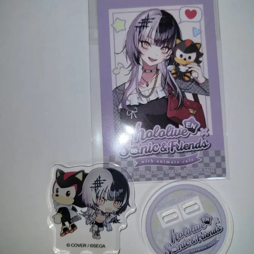 [BUNJANG] Hololive Sonic the Hedgehog Collaboration Shiori Novella Acrylic Stand / 홀로라이브 소닉 콜라보 섀도우 더 헤지혹 시오리 노벨라 아크릴 스탠드+포토카드