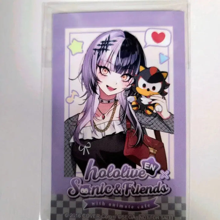 [BUNJANG] Hololive Sonic the Hedgehog Collaboration Shiori Novella Acrylic Stand / 홀로라이브 소닉 콜라보 섀도우 더 헤지혹 시오리 노벨라 아크릴 스탠드+포토카드