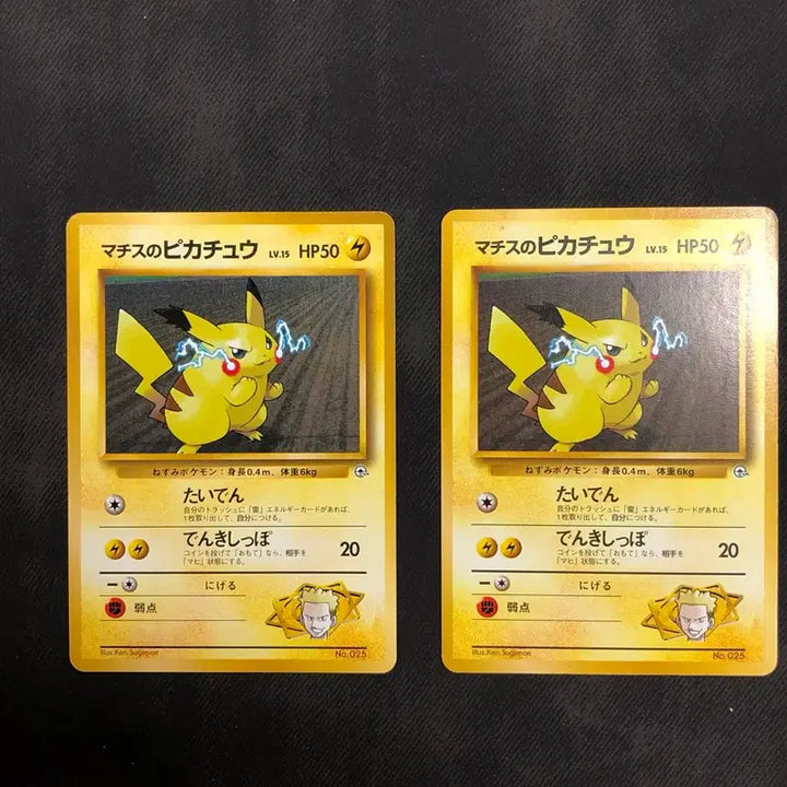 [BUNJANG] Pokemon Pikachu 1998 GYM Series Matisse / GYM시리즈 마티스의 피카츄