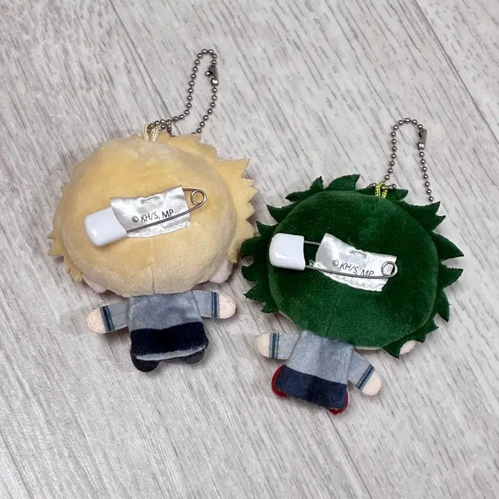 [BUNJANG] My Hero Academia Midoriya &amp; Bakugo Plush Mascot Set / 일괄) 나히아 미도리야 바쿠고 플러시 플러쉬 마스코트 인형