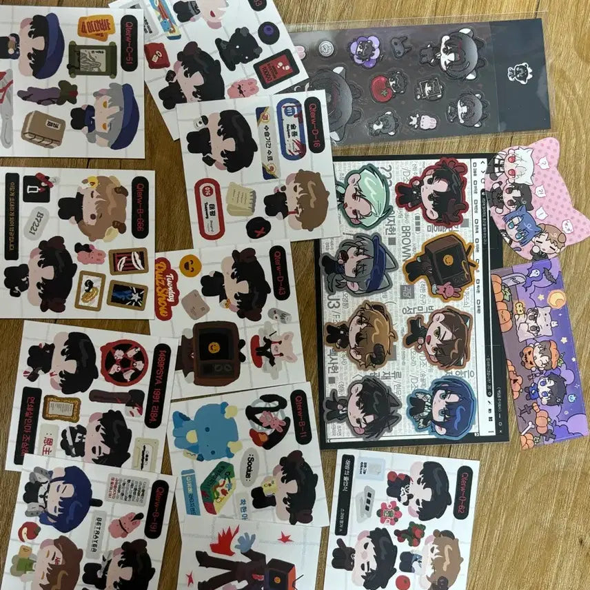 [BUNJANG] GyeDamChulGeun GyeChul Sticker Bundle Set / 괴담출근 괴출 스티커 일괄