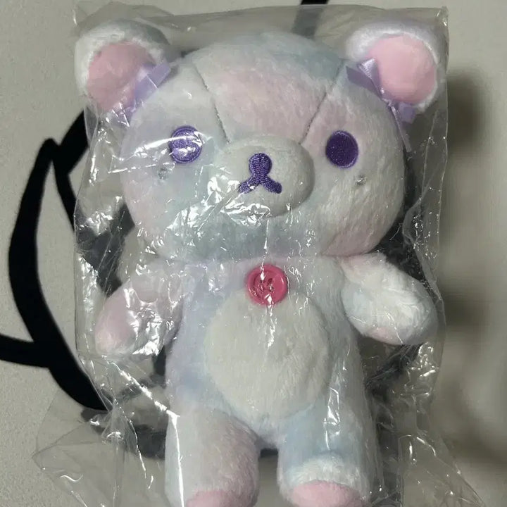 [BUNJANG] Korilakkuma Fluffy Cotton Candy Plush M / 코리락쿠마 뭉개뭉개 솜사탕 M
