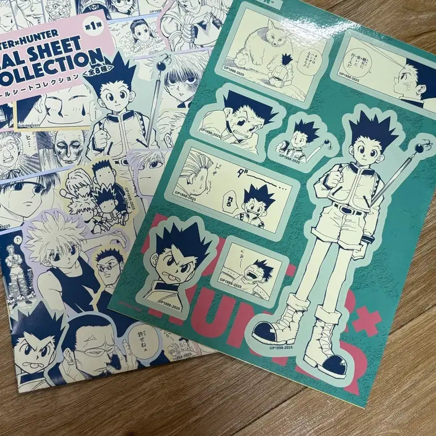 [BUNJANG] Hunter x Hunter Gon Seal Sheet Collection Stickers / 헌터헌터 헌헌 공식 곤 씰 시트 콜렉션 스티커