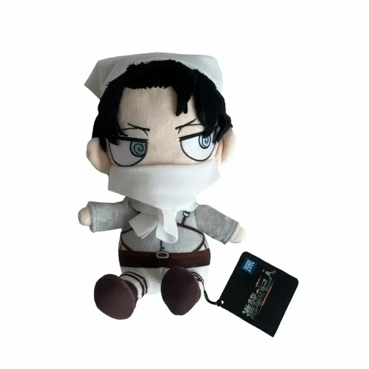 [BUNJANG] Attack on Titan Levi Cleaning Plush / 진격의 거인 리바이 청소 인형