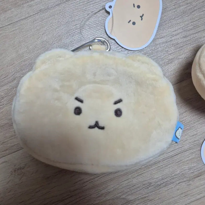 [BUNJANG] Manggeureojin Gom Mang Gomi Face Pouch Snot Doll Keychain / 망그러진곰 망곰이 얼굴 파우치 콧물 인형 키링