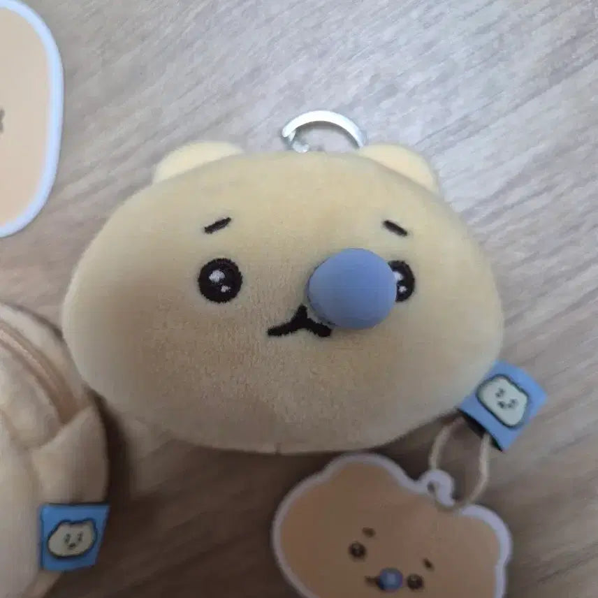 [BUNJANG] Manggeureojin Gom Mang Gomi Face Pouch Snot Doll Keychain / 망그러진곰 망곰이 얼굴 파우치 콧물 인형 키링