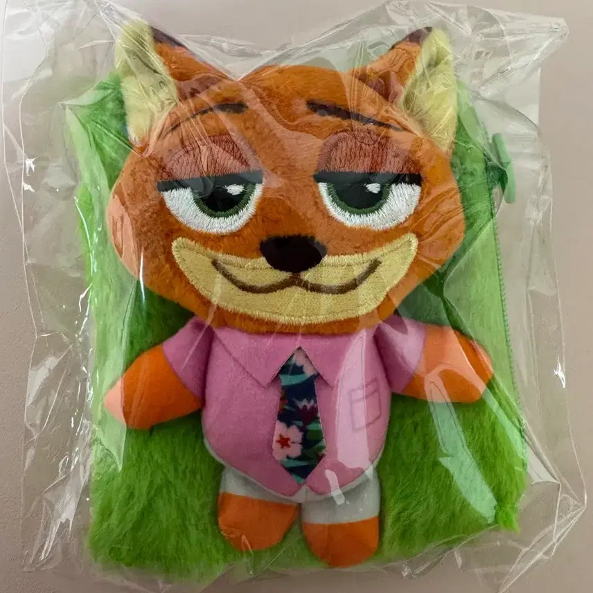 [BUNJANG] Disney Zootopia Nick Wilde Square Pouch Plush (Sealed) / 롯데시네마 주토피아 닉 사각 파우치 인형 미개봉